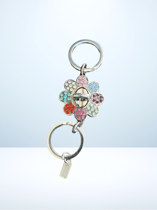 Coach Handbags - Coach Legacy Daisy Crystal Turnlock Valet Keychain 2007